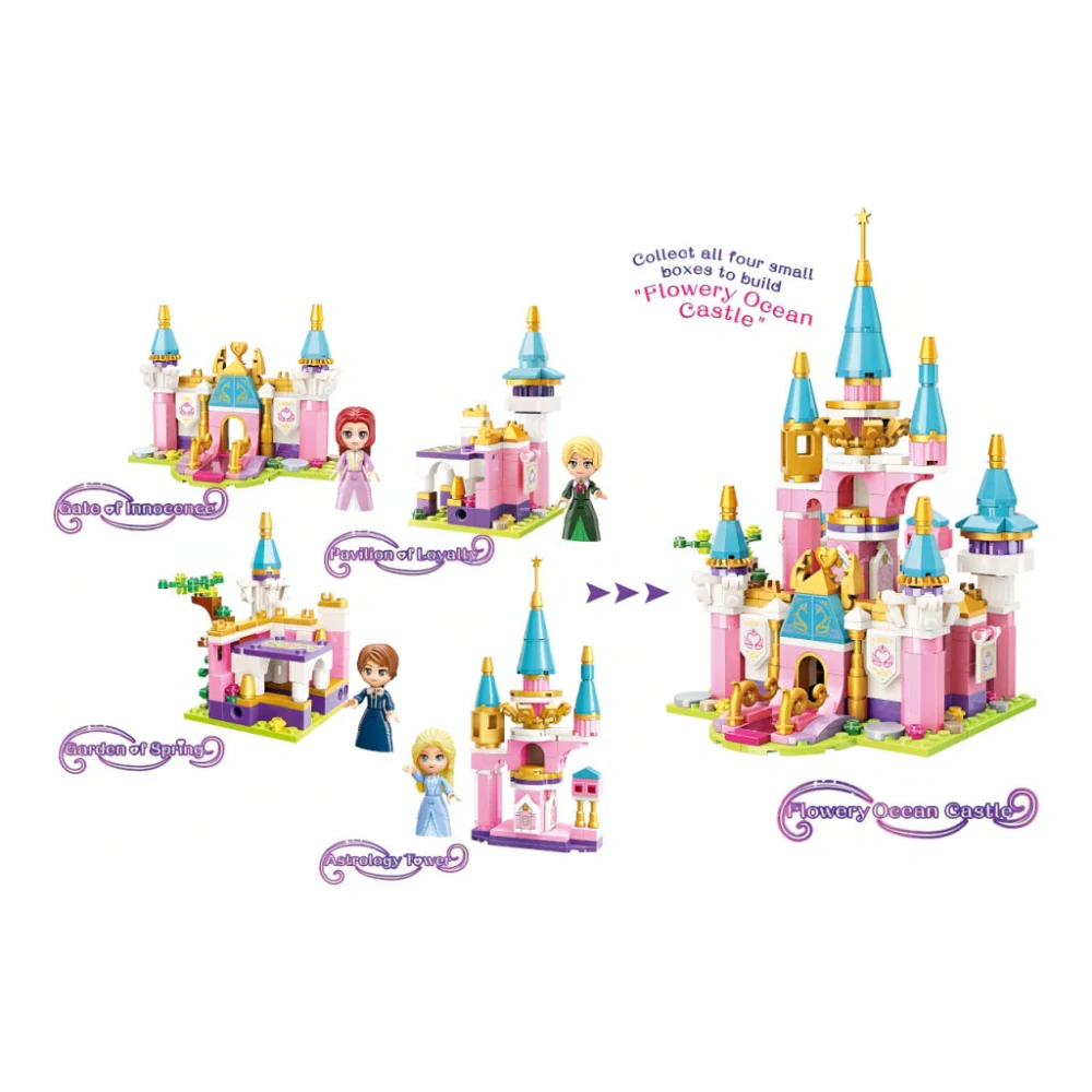 Qman Princess Leah 2613-3 Zámecká zahrada