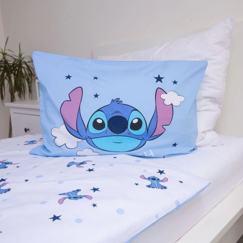 JERRY FABRICS Povlečení do postýlky Lilo a Stitch Clouds baby Bavlna, 100/135, 40/60 cm