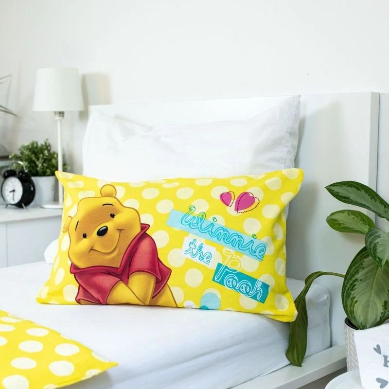 JERRY FABRICS Povlečení do postýlky Medvídek Pú Smile baby Bavlna, 100/135, 40/60 cm