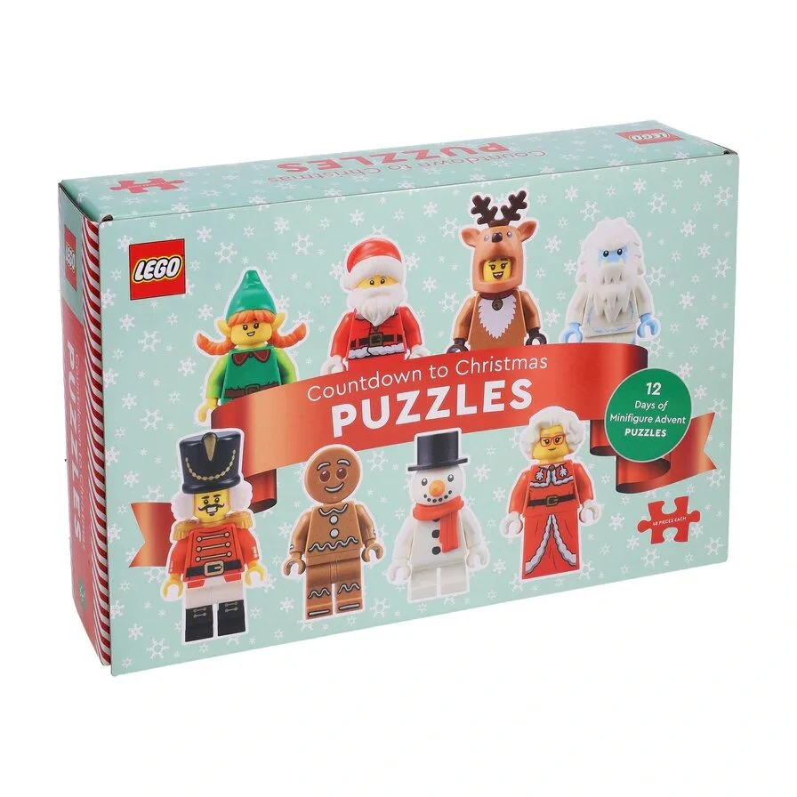 Chronicle Books Puzzle LEGO® Advetní kalendář 12 v 1
