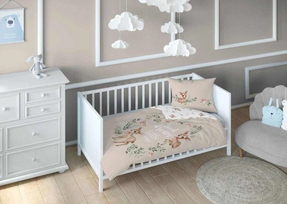 DETEXPOL Povlečení do postýlky Koloušek A  Bavlna, 100/135, 40/60 cm