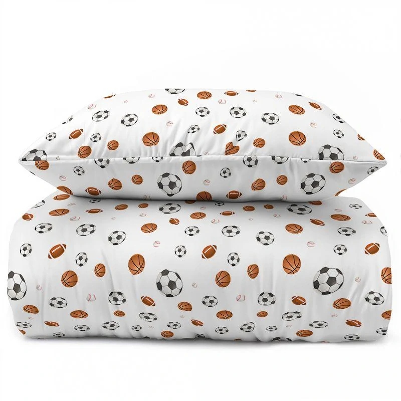 DETEXPOL Povlečení XOXO Míče na bílém  Bavlna, 140/200, 70/80 cm