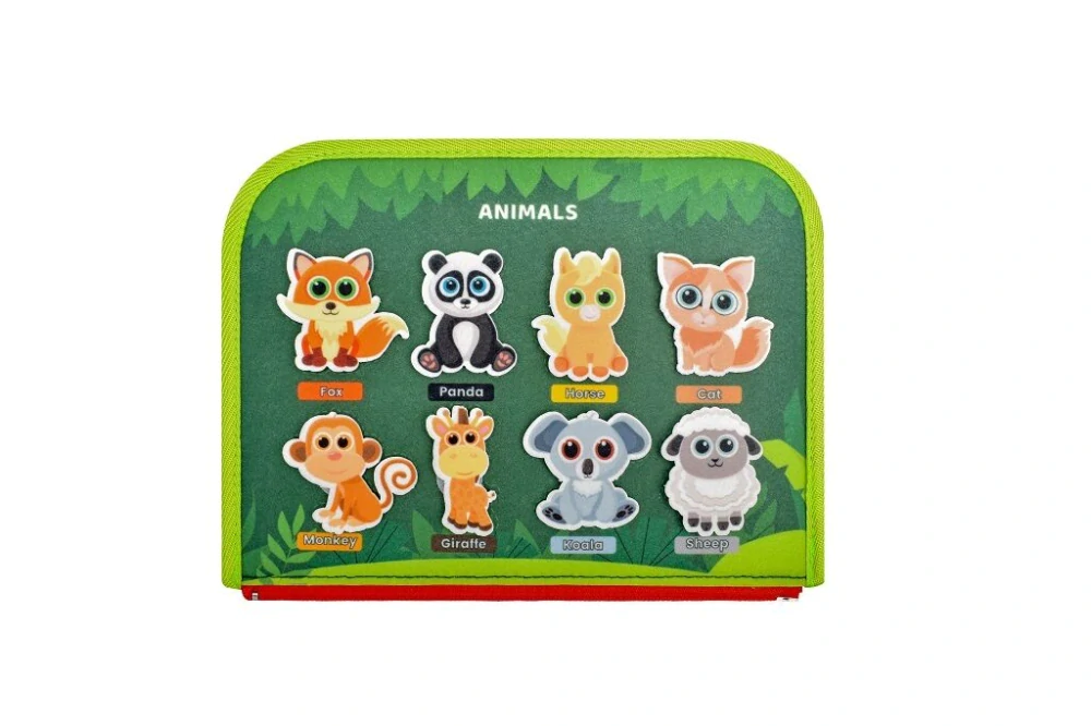 2Kids Toys Senzorická busy kniha Zvířátka