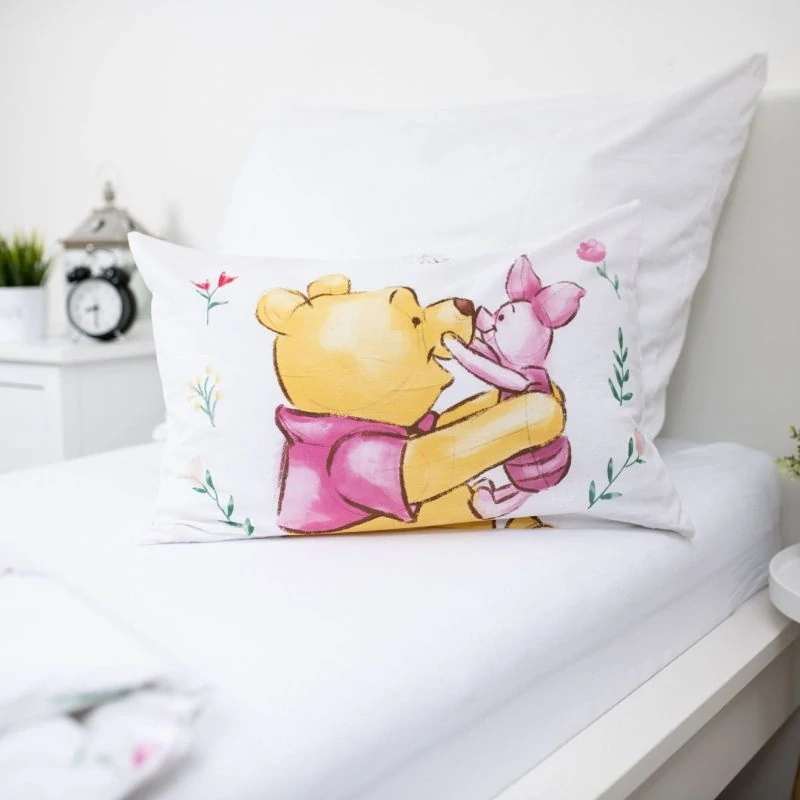 JERRY FABRICS Povlečení do postýlky Medvídek Pú Pooh Hugs baby Bavlna, 100/135, 40/60 cm