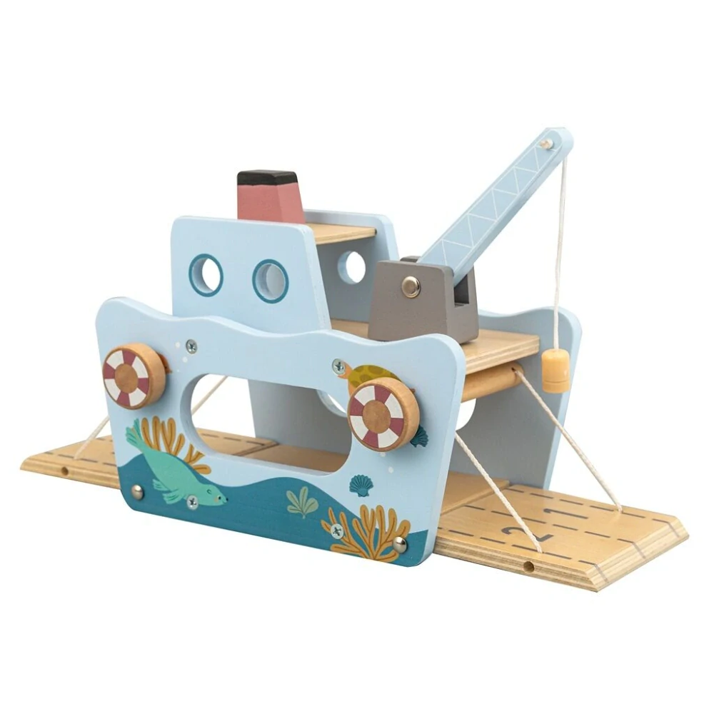 2Kids Toys Magnetická hračka Rybářská loď
