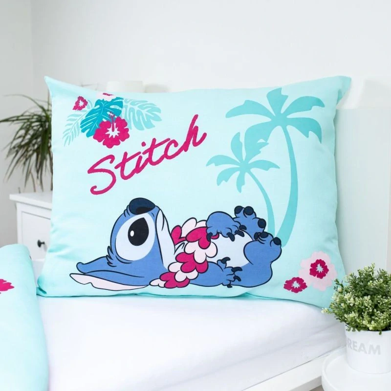 JERRY FABRICS Povlečení Lilo and Stitch Hawaii Bavlna, 140/200, 70/90 cm