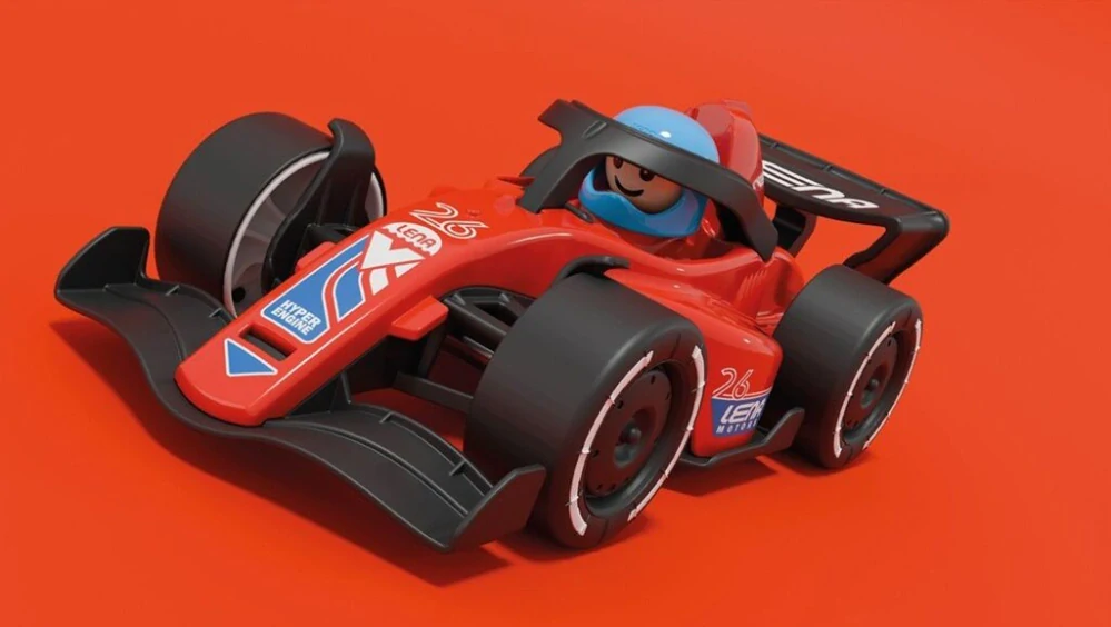 Lena Závodní vůz Formule červená