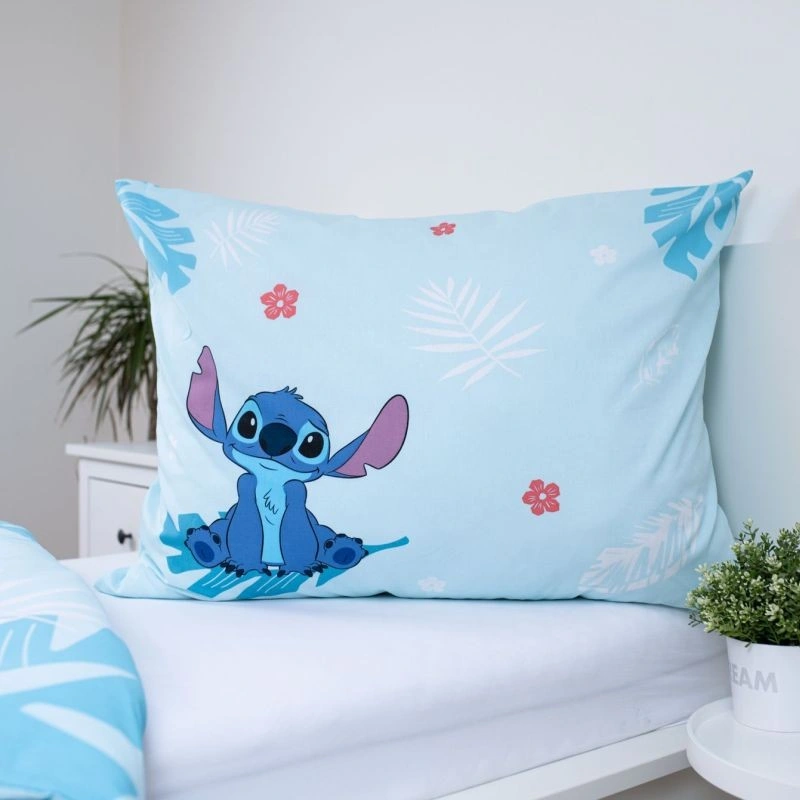 JERRY FABRICS Povlečení Lilo and Stitch Blue Bavlna, 140/200, 70/90 cm