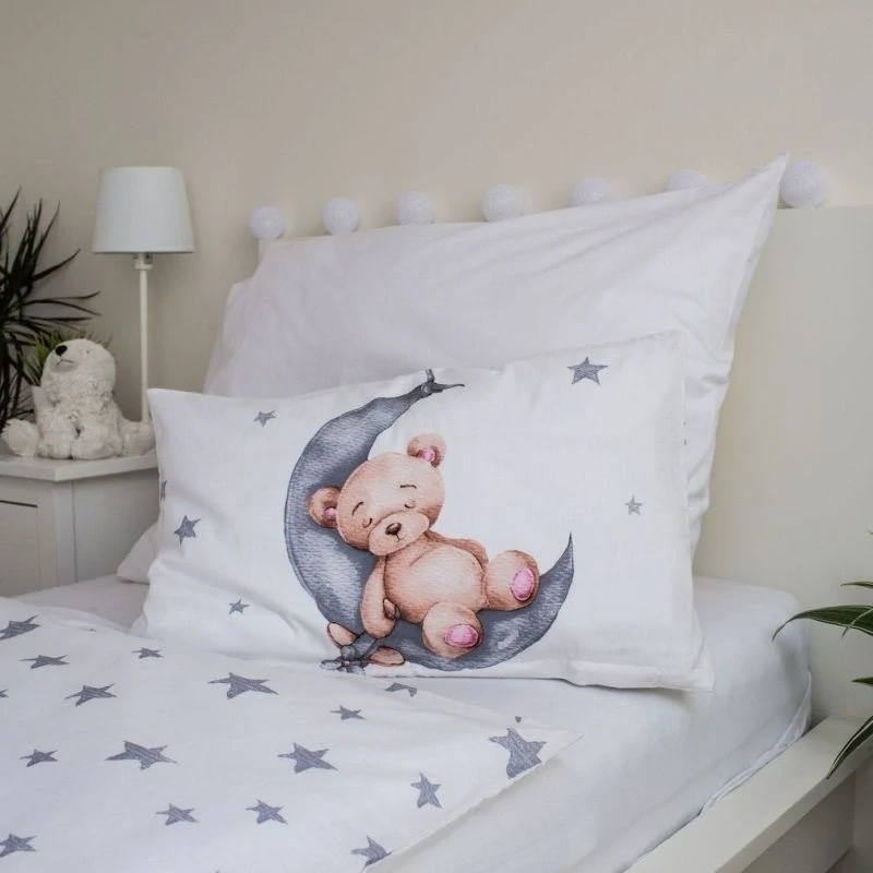 JERRY FABRICS Povlečení do postýlky Medvídek baby Bavlna, 100/135, 40/60 cm