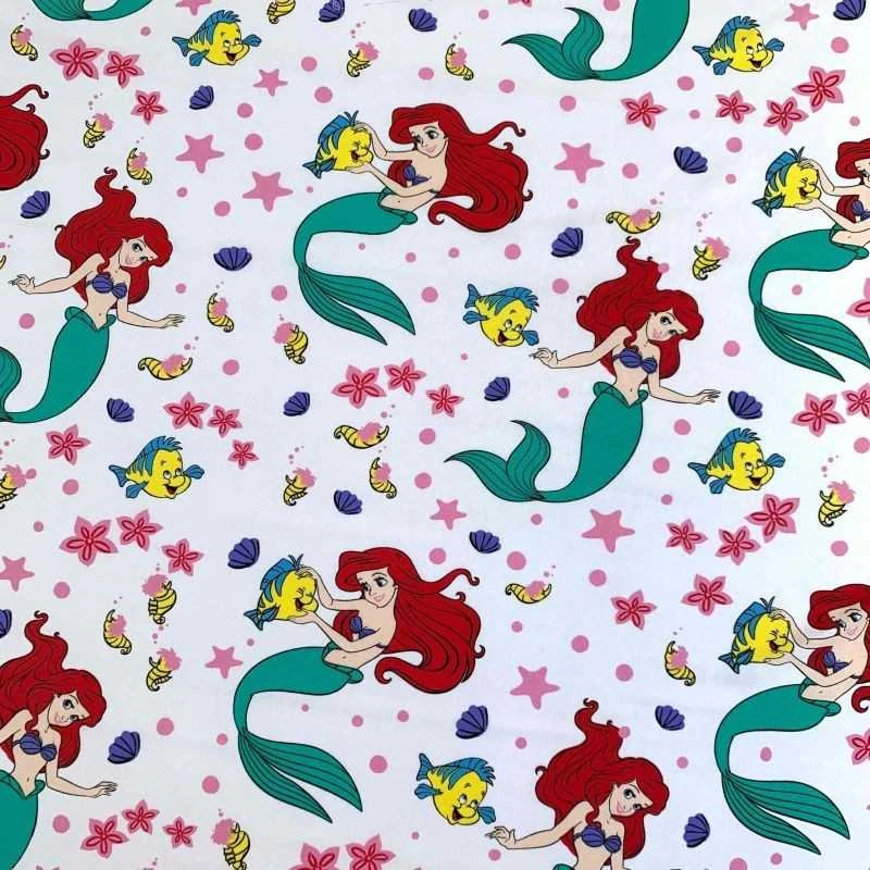 JERRY FABRICS Prostěradlo Ariel Friends 02 Bavlna, 90/200 cm