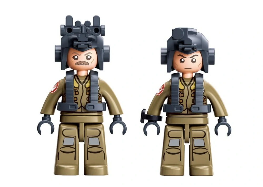 Sluban Model Bricks M38-B1536 Bitevní vrtulník AH-64D-S Apache v měřítku 1:35
