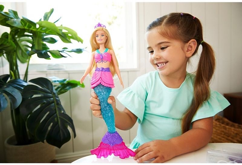 Mattel Barbie panenka Mořská víla a třpytivý sliz