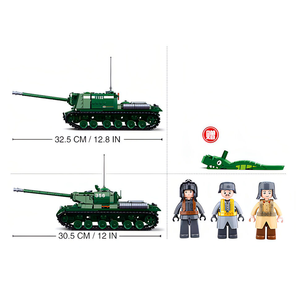 Sluban Bitva o Budapešť M38-B0979 Sovětský těžký tank IS-2 2 v 1