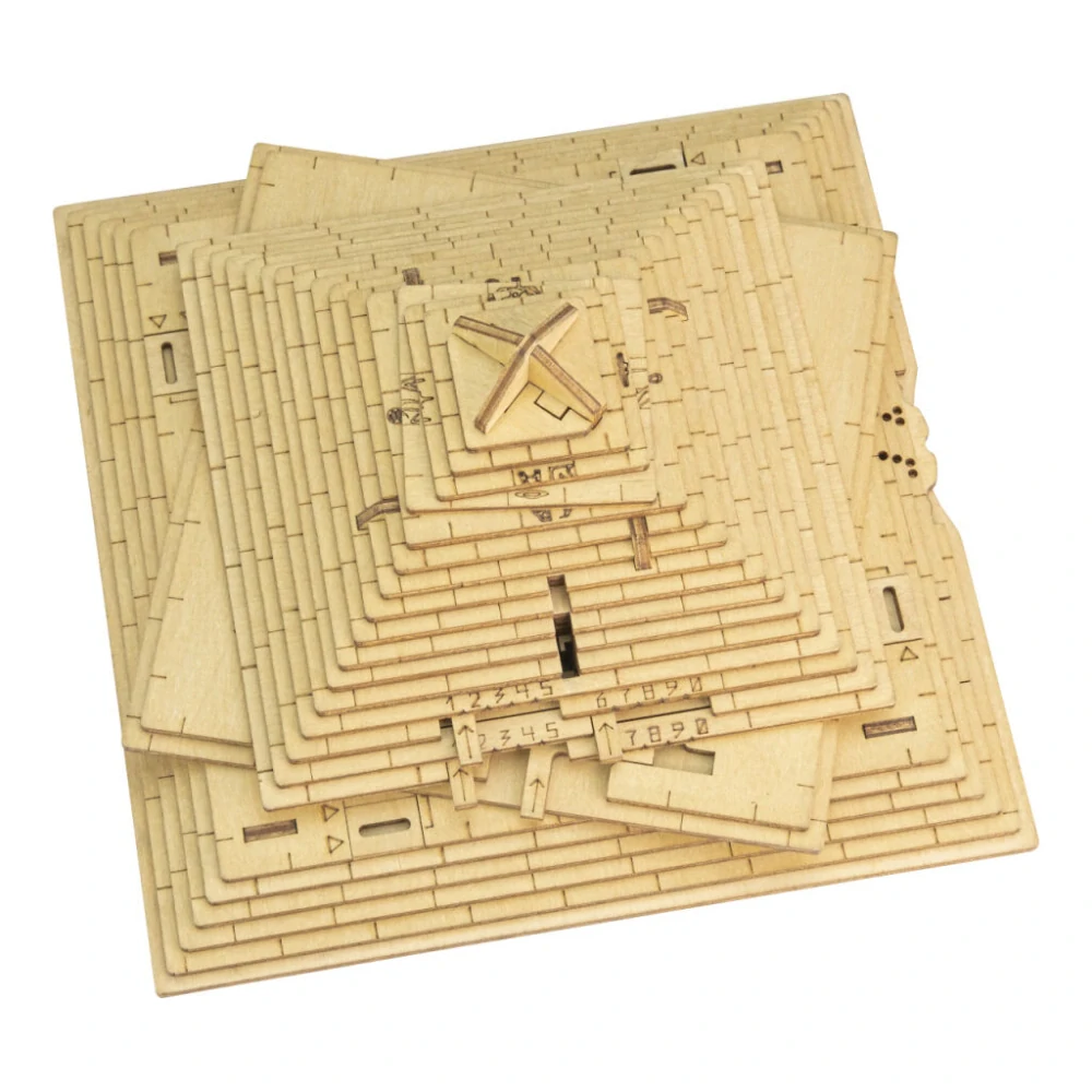 EscapeWelt 3D dřevěná skládačka hlavolamu Pyramida