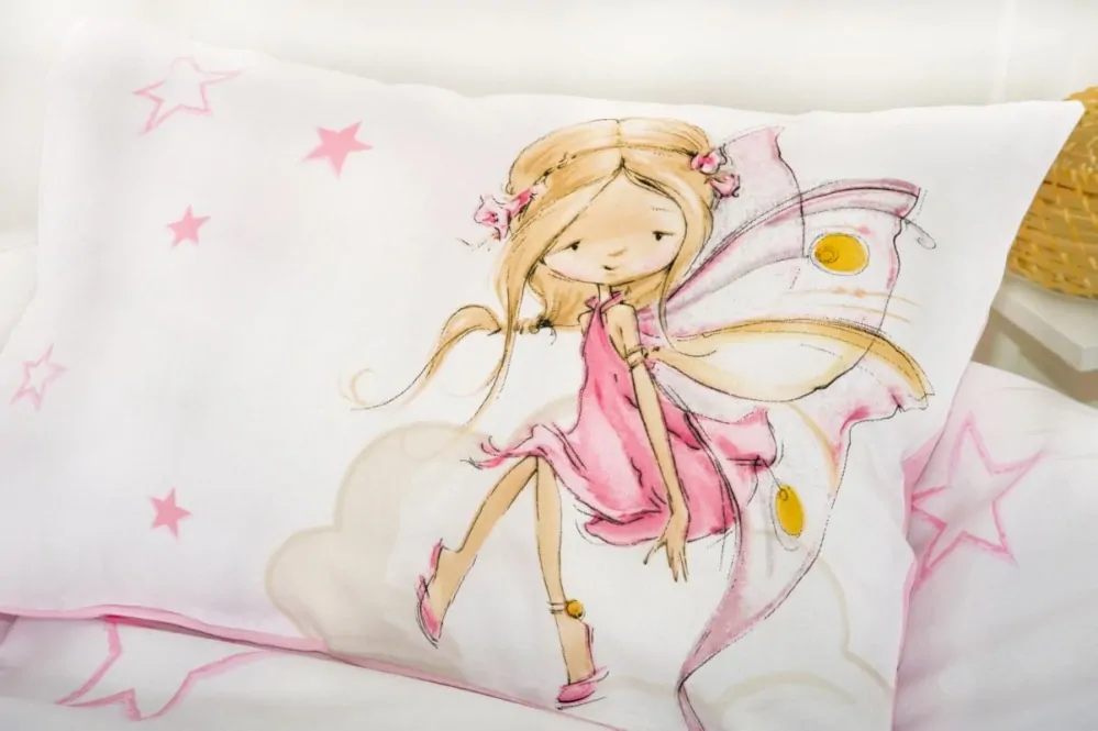 Herding Povlečení do postýlky Malá víla  Bavlna, 100/135, 40/60 cm