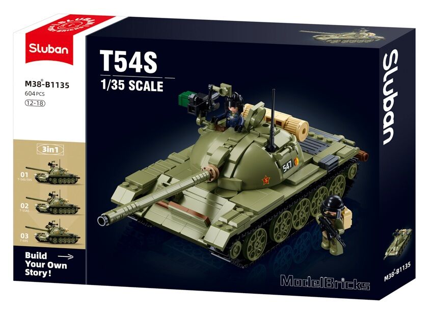 Sluban Model Medium Tank (MBT) 3v1 M38-B1135