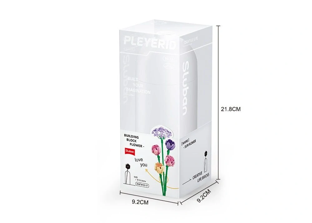 Sluban Flowers M38-B1101-17 Pivoňky ve váze