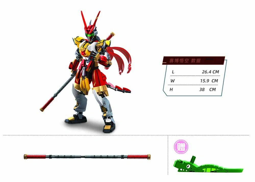 Sluban P.R. Mecha M38-B1180 Bojovník Kyber Goku