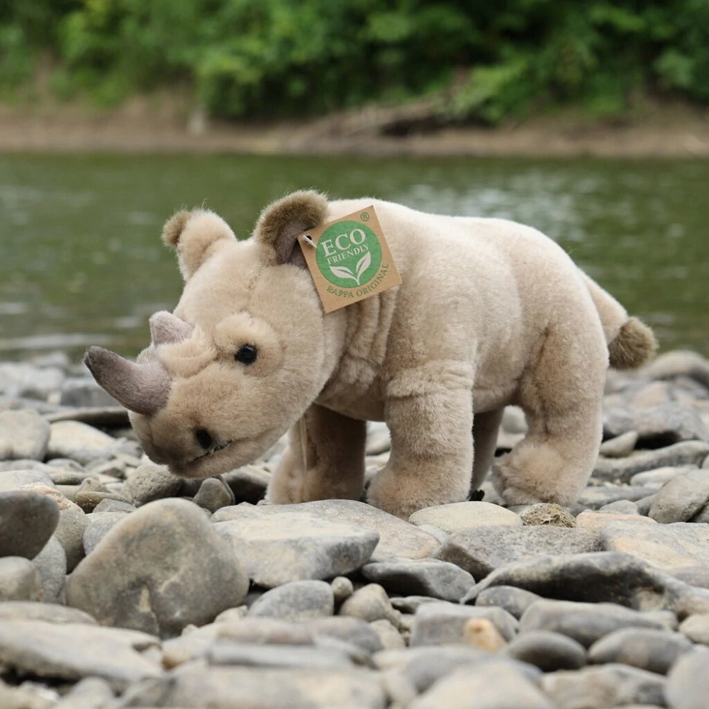 Rappa Plyšový nosorožec stojící 23 cm