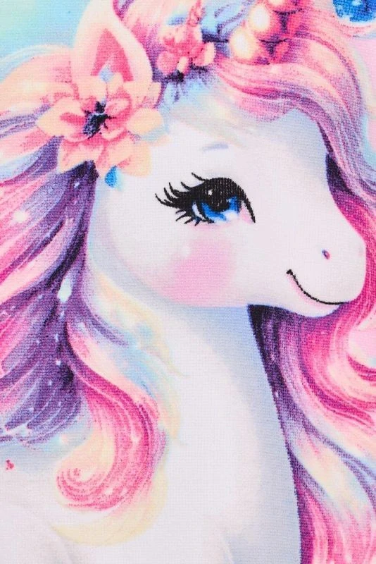 FARO Pončo Jednorožec balónky micro  Polyester - mikrovlákno, 50/100