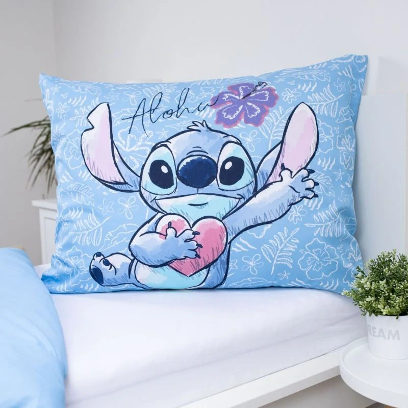 JERRY FABRICS Povlečení Lilo and Stitch Wave Bavlna, 140/200, 70/90 cm