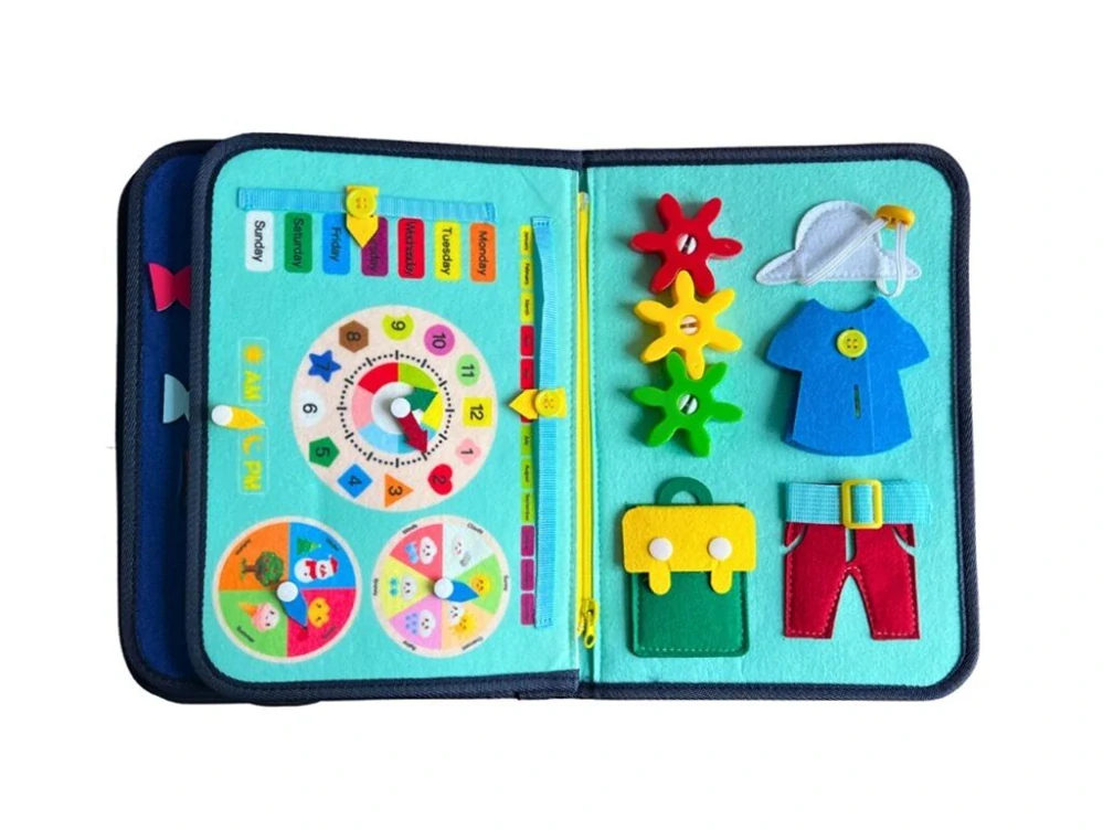 2Kids Toys Senzorická busy kniha Medvídek
