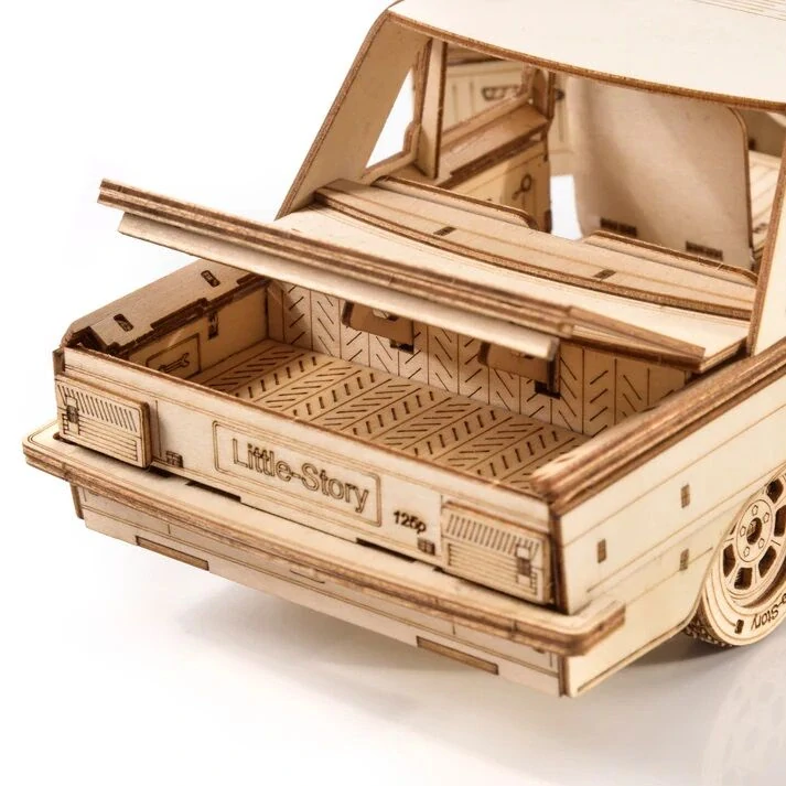 Little Story 3D dřevěná skládačka FSO Fiat 125p