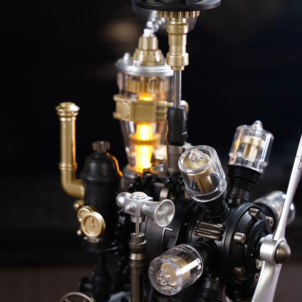 RoboTime 3D mechanická skládačka Da Vinciho vrtulník