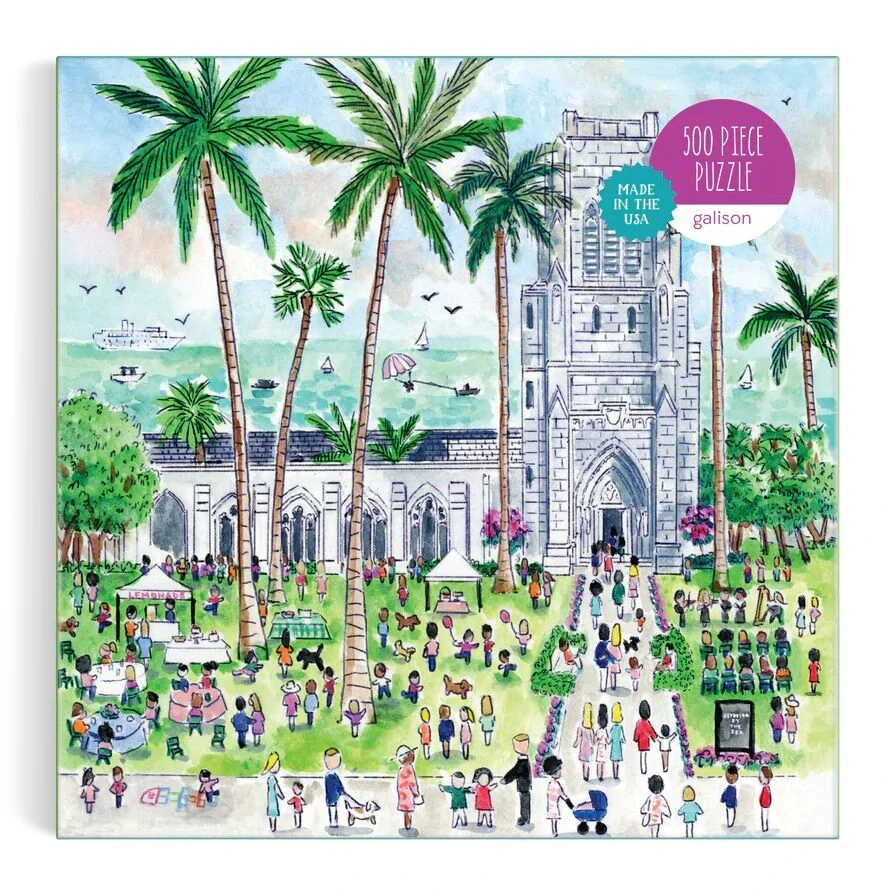 Galison Puzzle Michael Storrings Neděle v Palm Beach 500 dílků