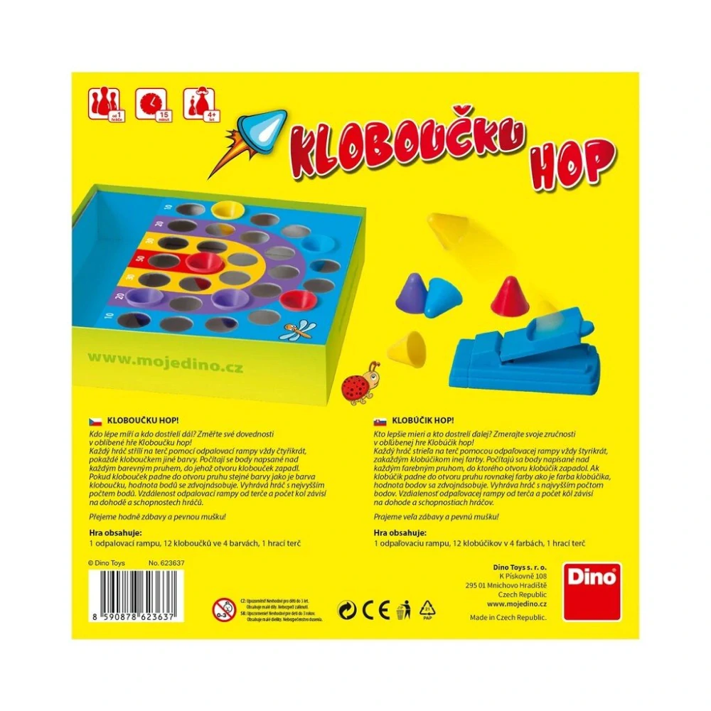 Dino Kloboučku hop