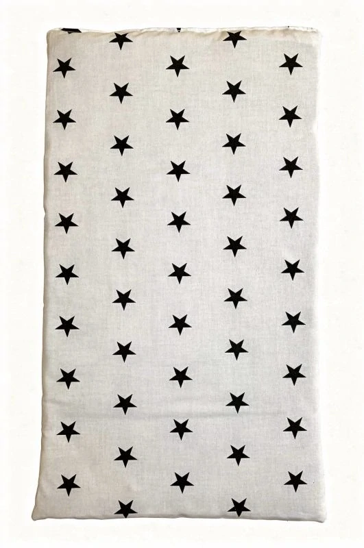 SDS Matrace do postýlky pro panenky Puntíky bílá_Hvězdičky bílá, Bavlna, výplň: Polyester, 50x28 cm
