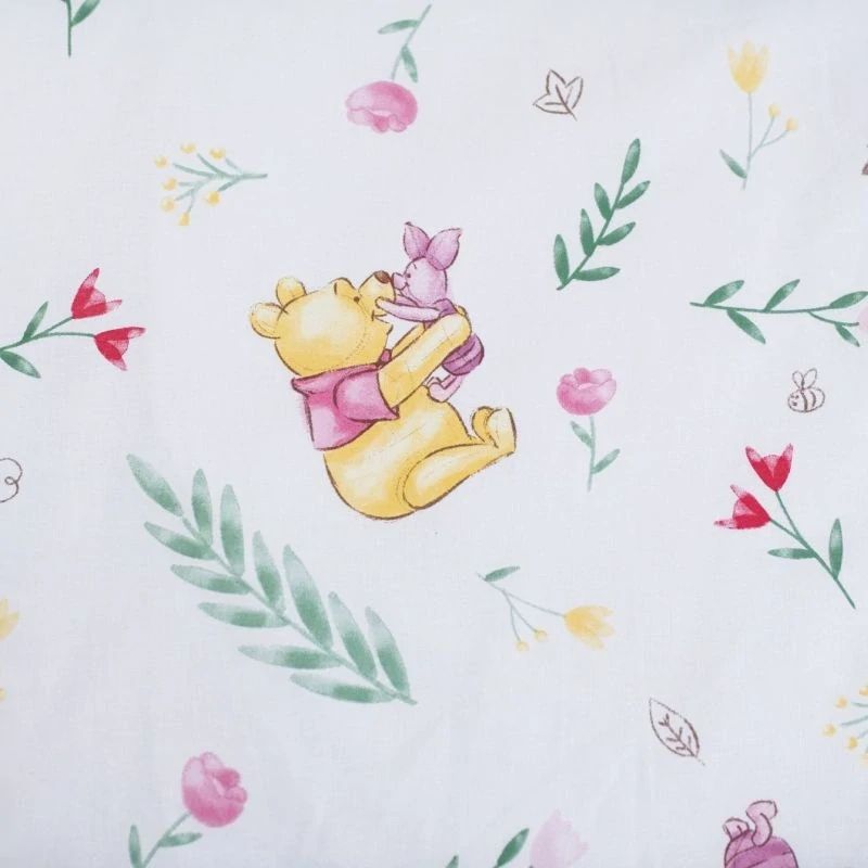 JERRY FABRICS Povlečení do postýlky Medvídek Pú Pooh Hugs baby Bavlna, 100/135, 40/60 cm