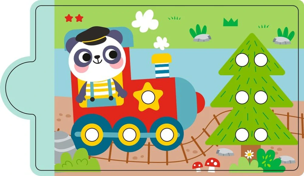 2Kids Toys Magnetická hra Třídění barev s dinosaurem