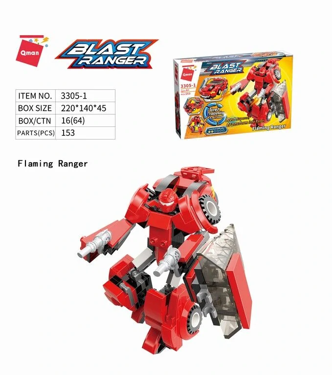 Qman Blast Ranger 3305-1 Ohnivý Strážce