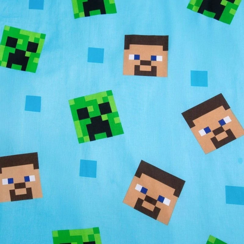 JERRY FABRICS Povlečení Minecraft Jungle Fight svítící Bavlna, 140/200, 70/90 cm