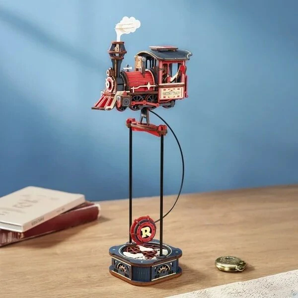 RoboTime 3D mechanická skládačka Expresní vlak s kyvadlem