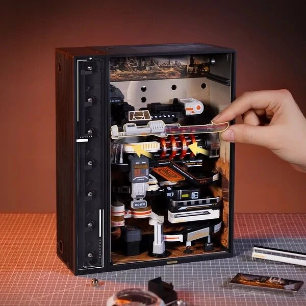 RoboTime 3D mechanická skládačka kuličkové dráhy Základna na Marsu