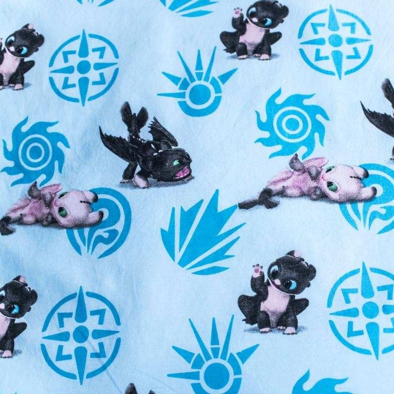 JERRY FABRICS Povlečení do postýlky Jak vycvičit draka Babies baby  Bavlna, 100/135, 40/60 cm