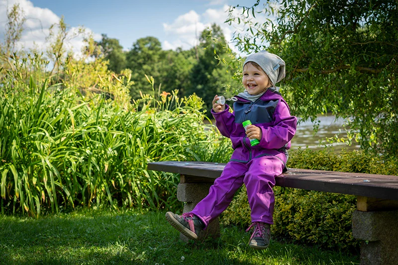 Unuo Batolecí softshellové kalhoty s fleecem Černá 92/98