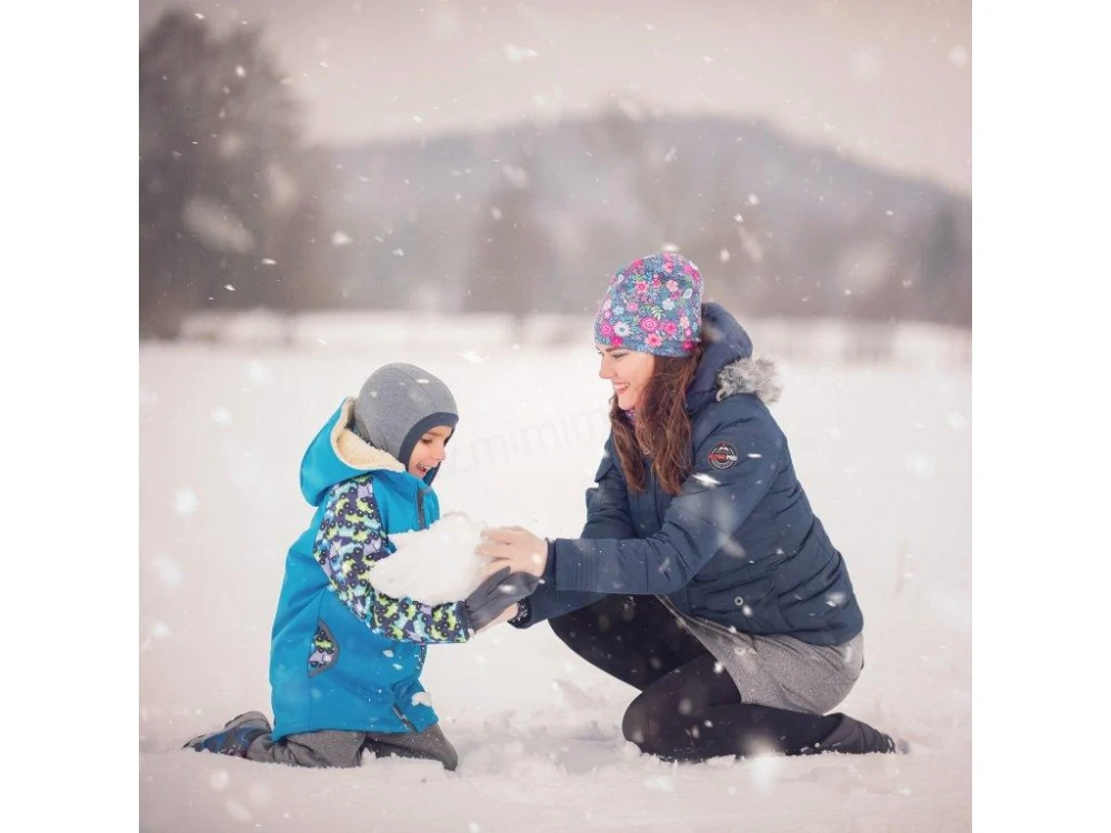 Unuo Dětská funkční kukla Tm. modrá XS (42-44 cm)