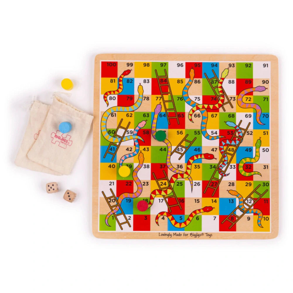 Bigjigs Toys Hadi a žebříky 2