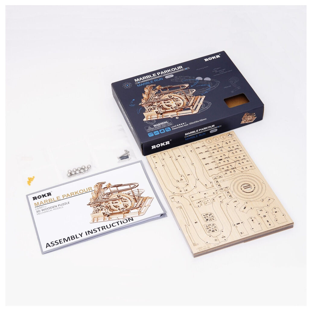 RoboTime 3D mechanická skládačka kuličkové dráhy Spirála