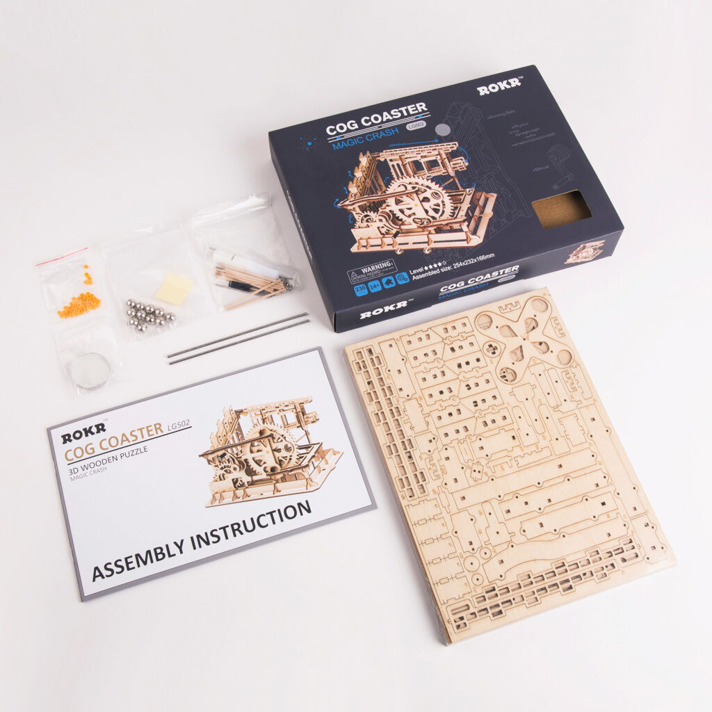 RoboTime 3D mechanická skládačka kuličkové dráhy Překážky