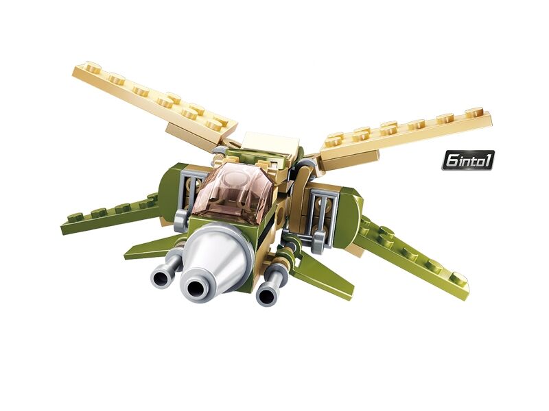 Sluban Builder M38-B0636 King of Land Force 6 into 1