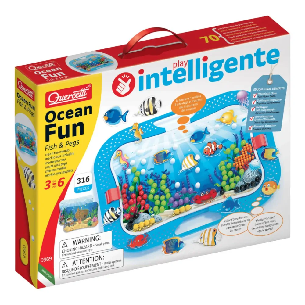 Quercetti Ocean Fun Fish & Pegs 316 ks