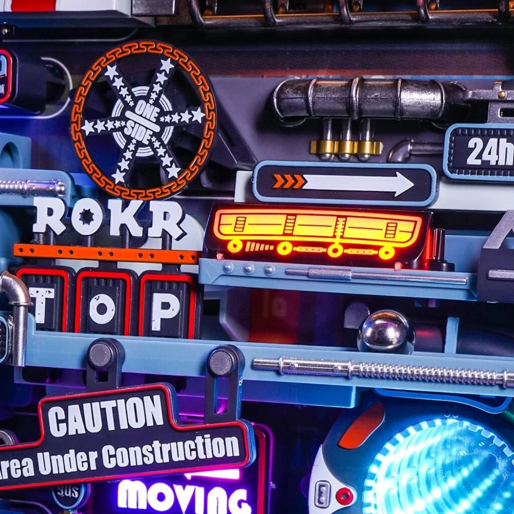 RoboTime 3D mechanická skládačka kuličkové dráhy Město minulosti
