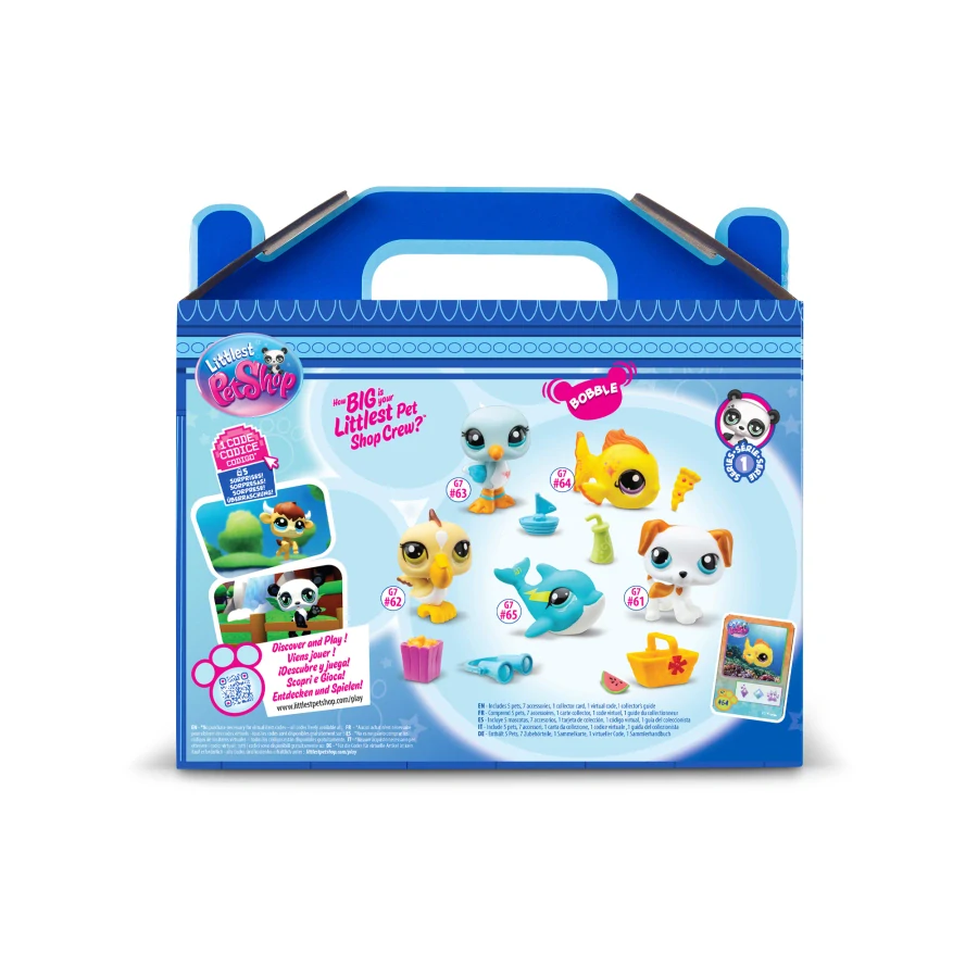 Hasbro Littlest Pet Shop Set zvířátek 5ks Pláž