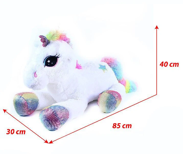 Rappa Velký plyšový jednorožec Funkie 85 cm