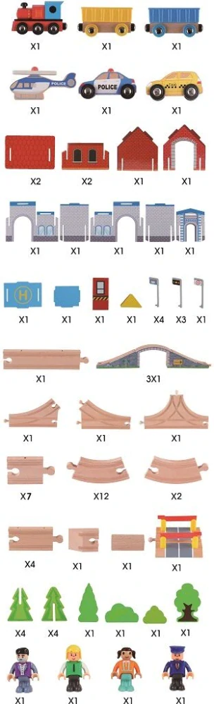 2Kids Toys Vláčkodráha 80 dílů