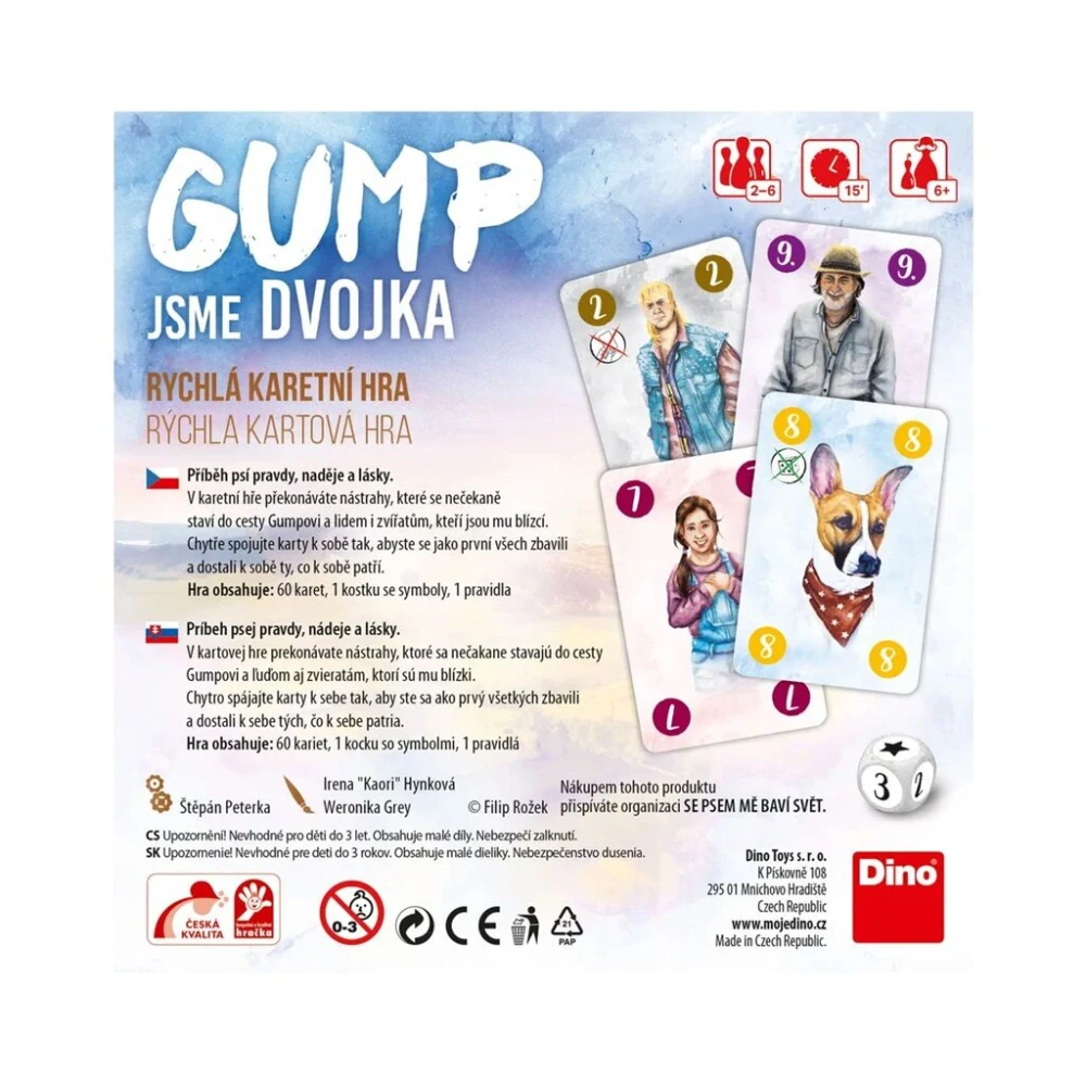 Dino Cestovní hra Gump Jsme dvojka